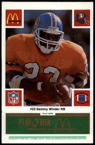 23 Sammy Winder